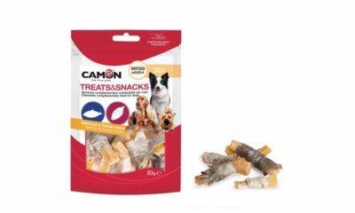קאמון מקלות בטטה עטופות עור סלמון CAMON