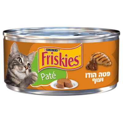 שימורי פריסקיז פטה כבד ועוף