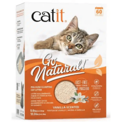 מארז קט איט חול אפונה בניחוח וניל 5.6 ק"ג Catit Go Natural