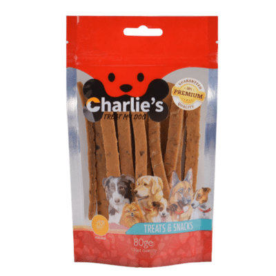 חטיף רצועות סלמון Charlie's צ'ארליז 80 גרם