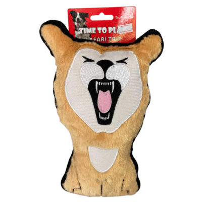 צעצוע אריה עמיד לכלב עם צפצפה